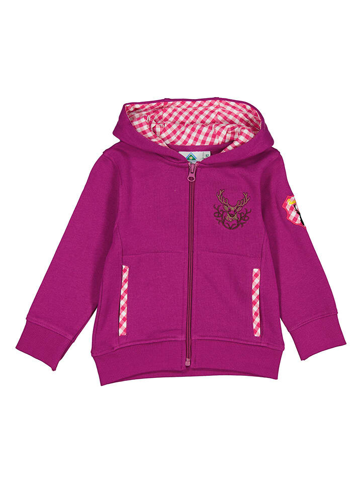 

Спортивная куртка Isartrachten Sweatjacke, цвет Beere