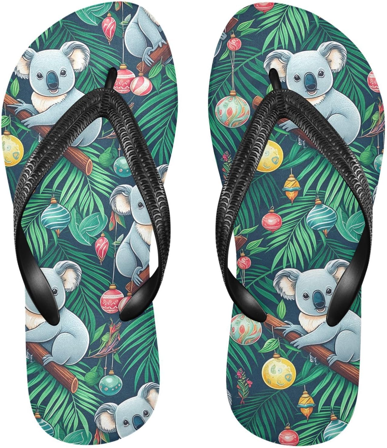 

Милые коалы Тропические пальмовые шлепанцы для пляжа Летние повседневные сандалии для женщин и мужчин Душевые тапочки 20861949 Kfbe, Koala