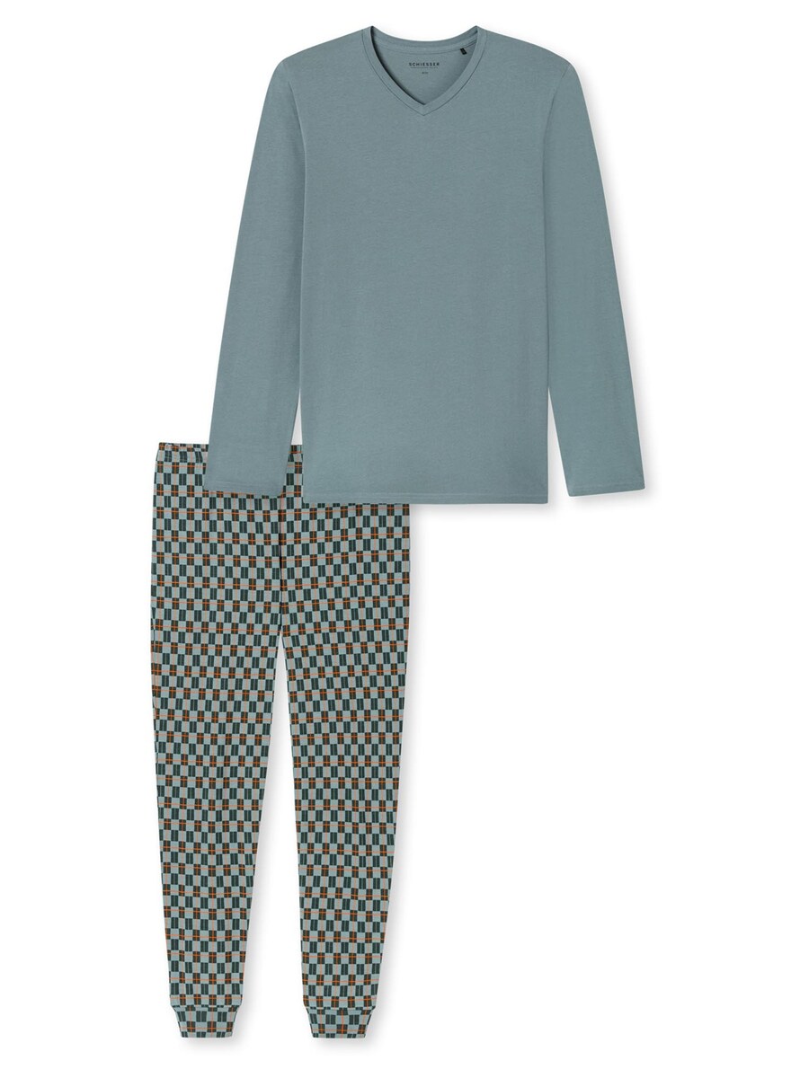 

Длинная пижама SCHIESSER Comfort Nightwear, зеленый