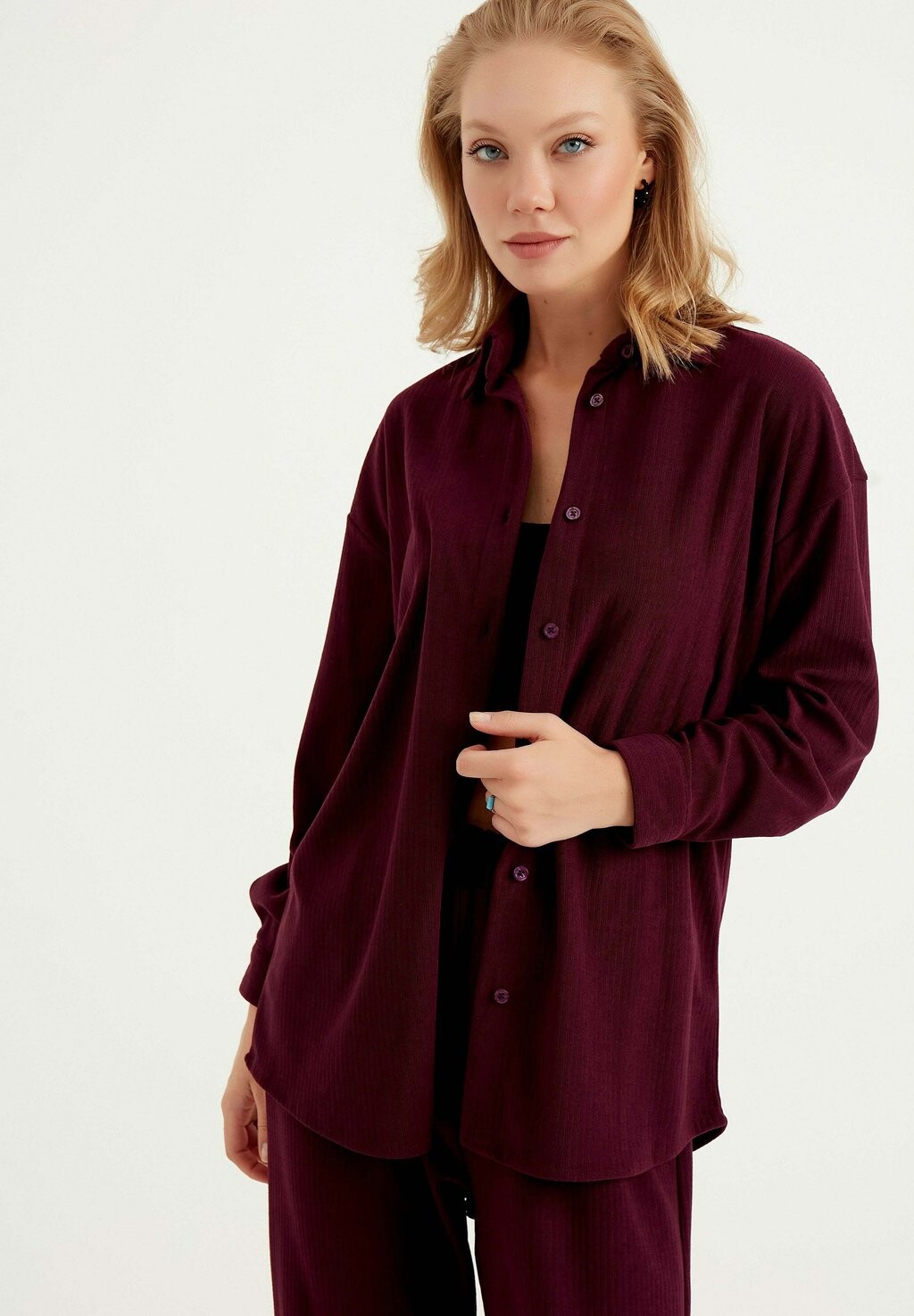 

Блузка-рубашка CAMISOLE Herita, цвет bordeaux