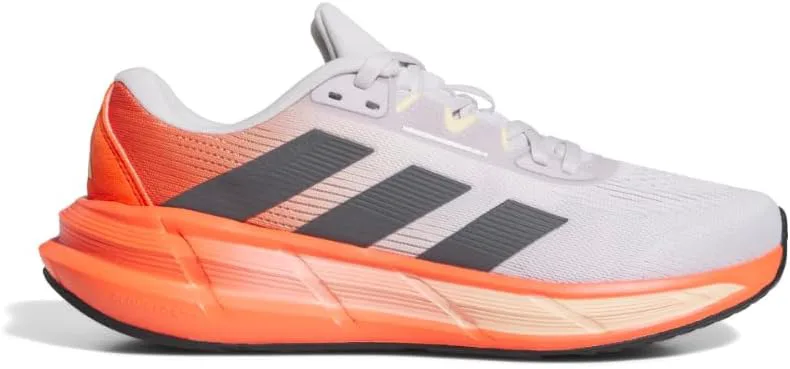 Мужские кроссовки Adidas Questar 3 для бега, серый/оранжевый — фото 4