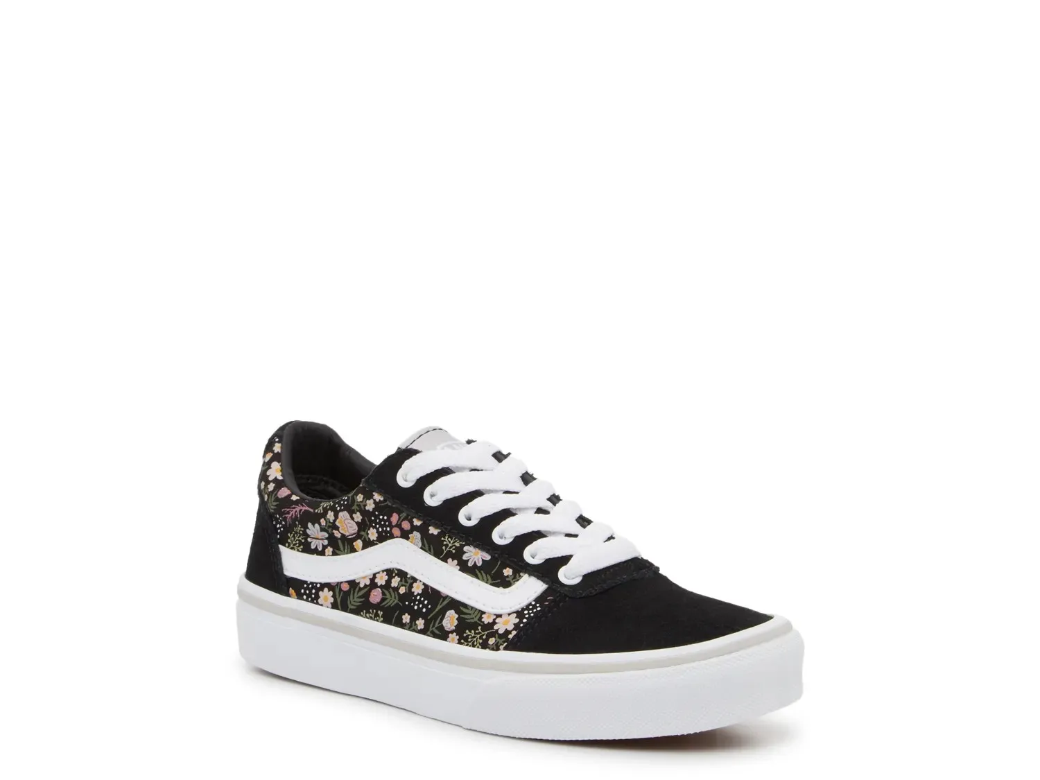 

Кроссовки Vans Ward — детские, черные/многоцветный цветочный принт