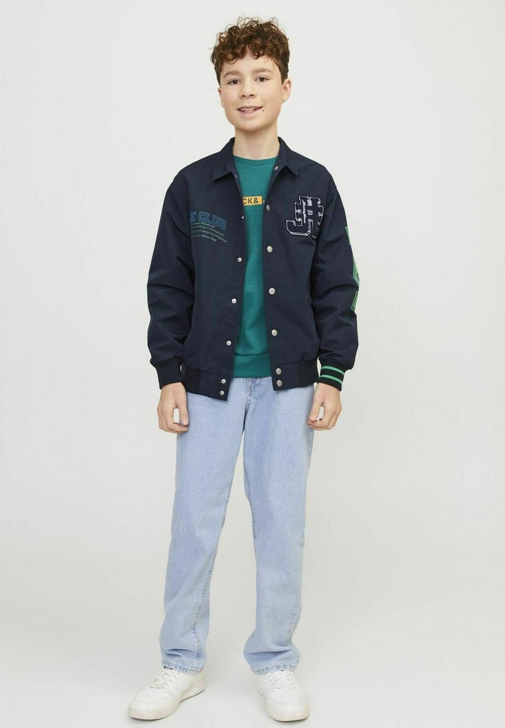 

Бомбер Jack & Jones Junior, цвет navy blazer