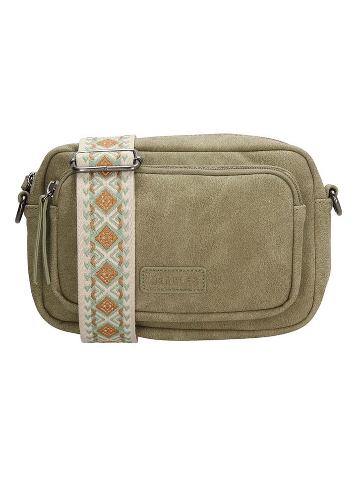 

Сумка через плечо цвета хаки - (Ш)18 x (В)12 x (Г)4 см Beagles