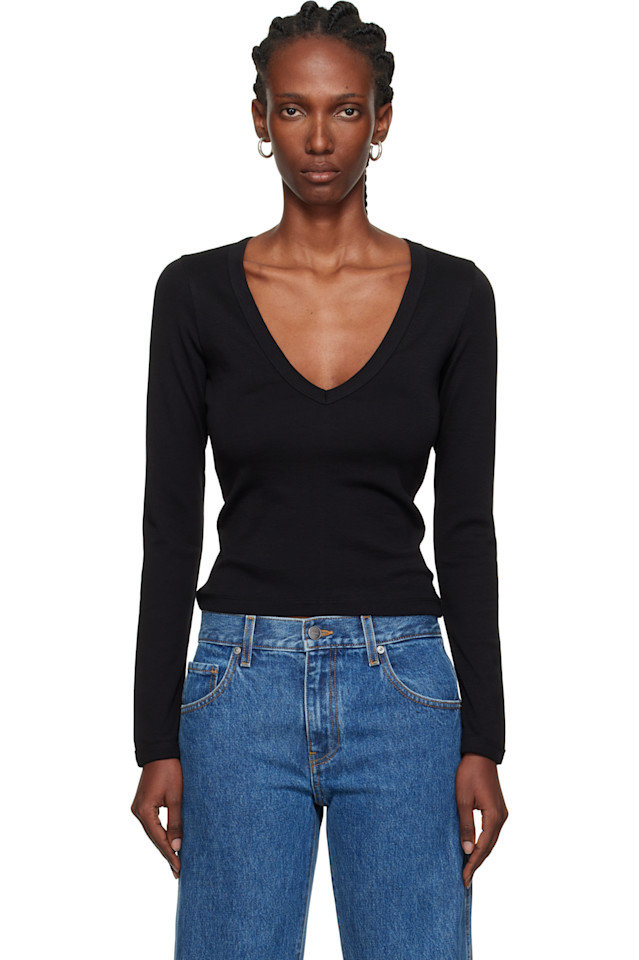 

Футболка с длинными рукавами Dewi Flore Flore, черный