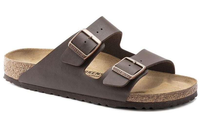 Сандалии Birkenstock Arizona Birko-Flor унисекс, темно-коричневый — фото 2
