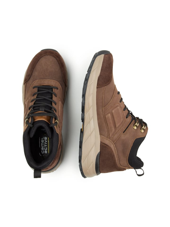 Camel Active Туфли на шнуровке с нескользящей подошвой, коричневого цвета — фото 2
