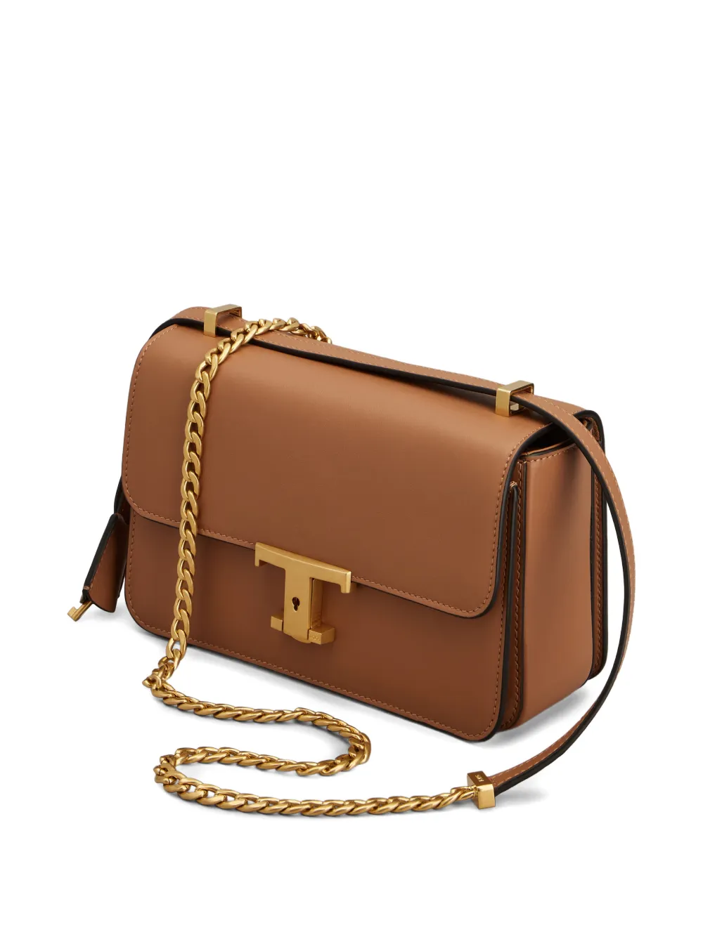 Сумка-сэтчел с цепочкой и логотипом Tod'S, нейтральный — фото 4