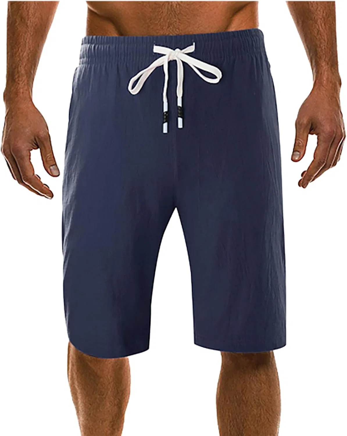 Шорты спортивные льняные Generic, Navy