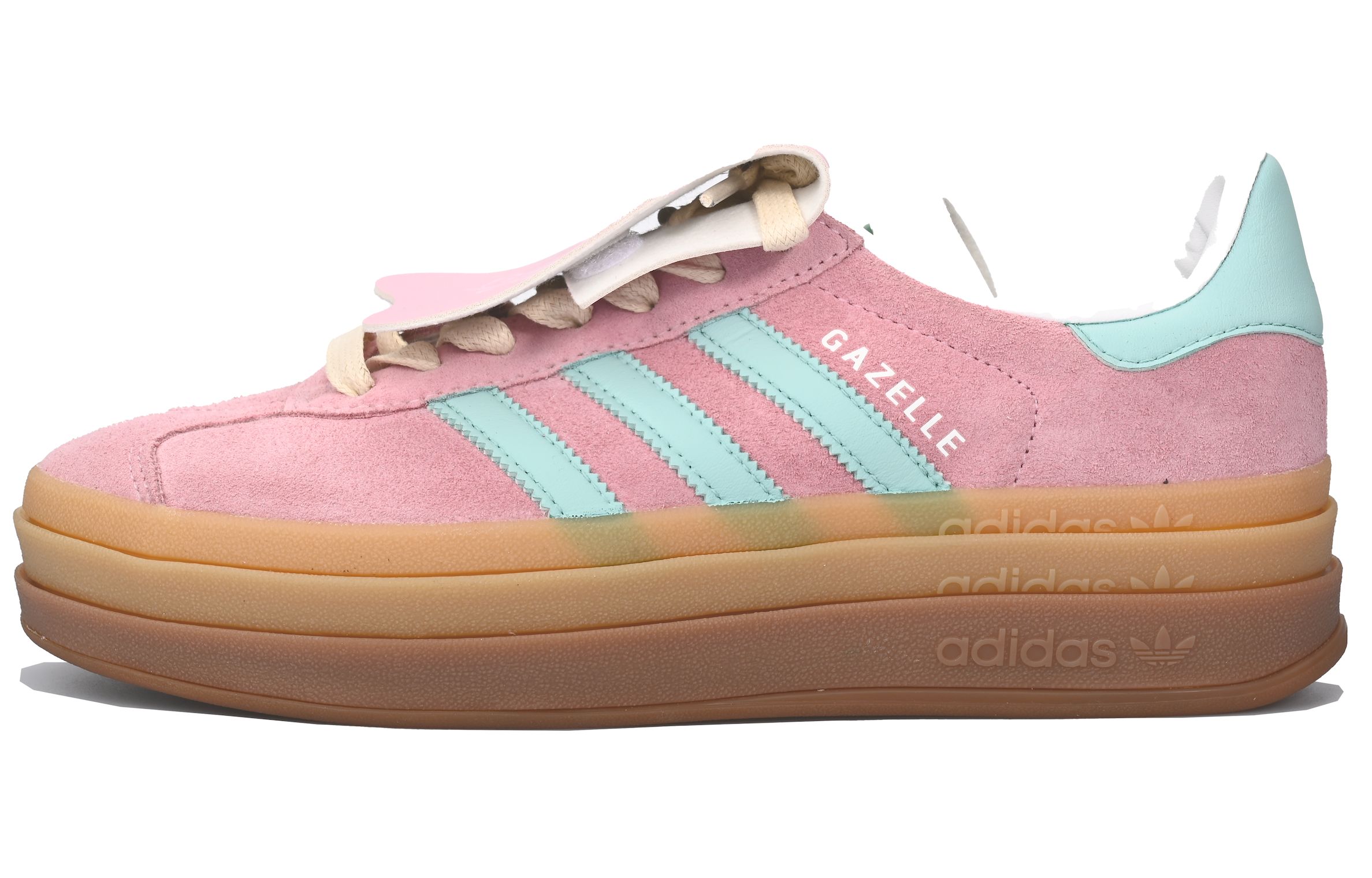 

Кроссовки adidas originals GAZELLE BOLD Skateboarding Shoes Women's Low-top Blue/pink, розовый