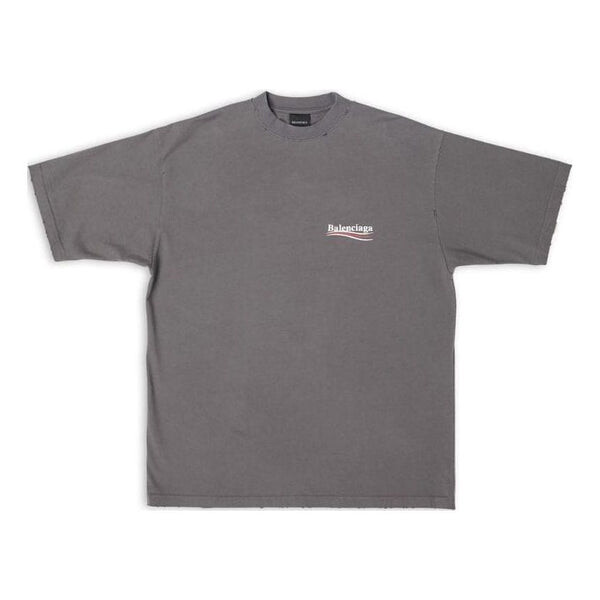 

Футболка political campaign t-shirt 'grey' Balenciaga, серый