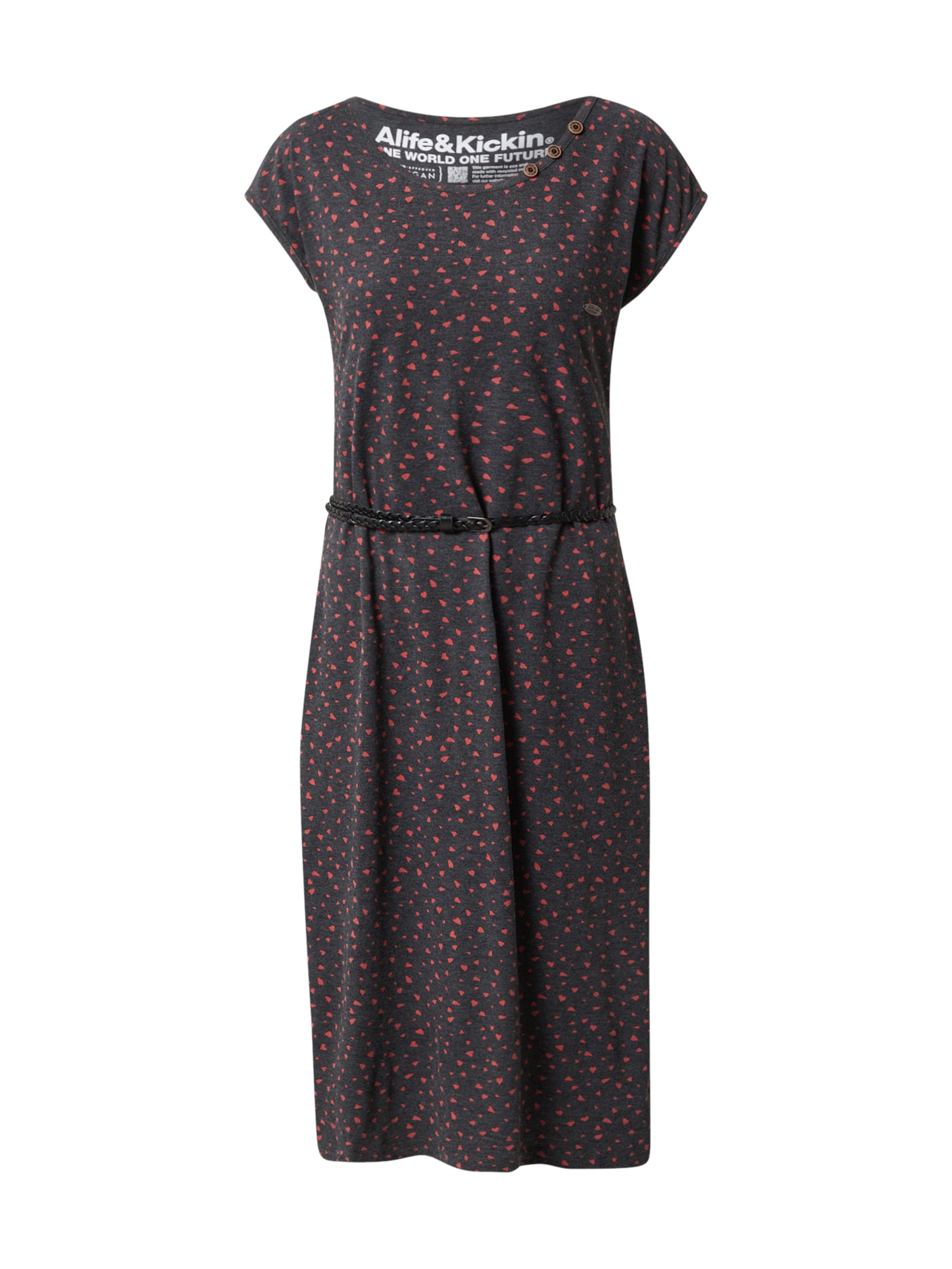 

Alife & kickin Летнее платье 'MelliAK' в темно-сером цвете