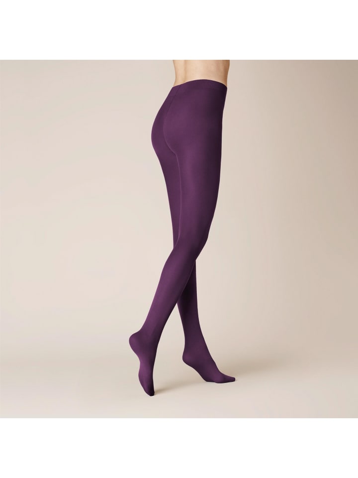 

Kunert Полупрозрачные матовые мерцающие колготки Velvet 40 глубокого фиолетового цвета