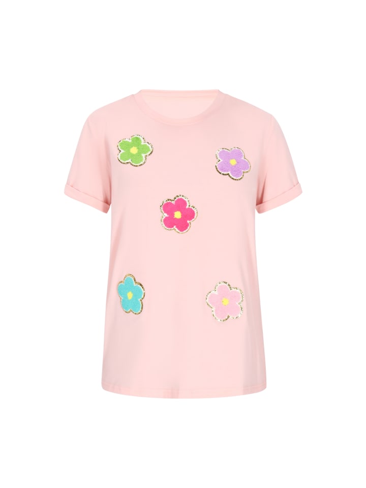 

Женская футболка розового цвета faina, Розовый, Женская футболка розового цвета faina