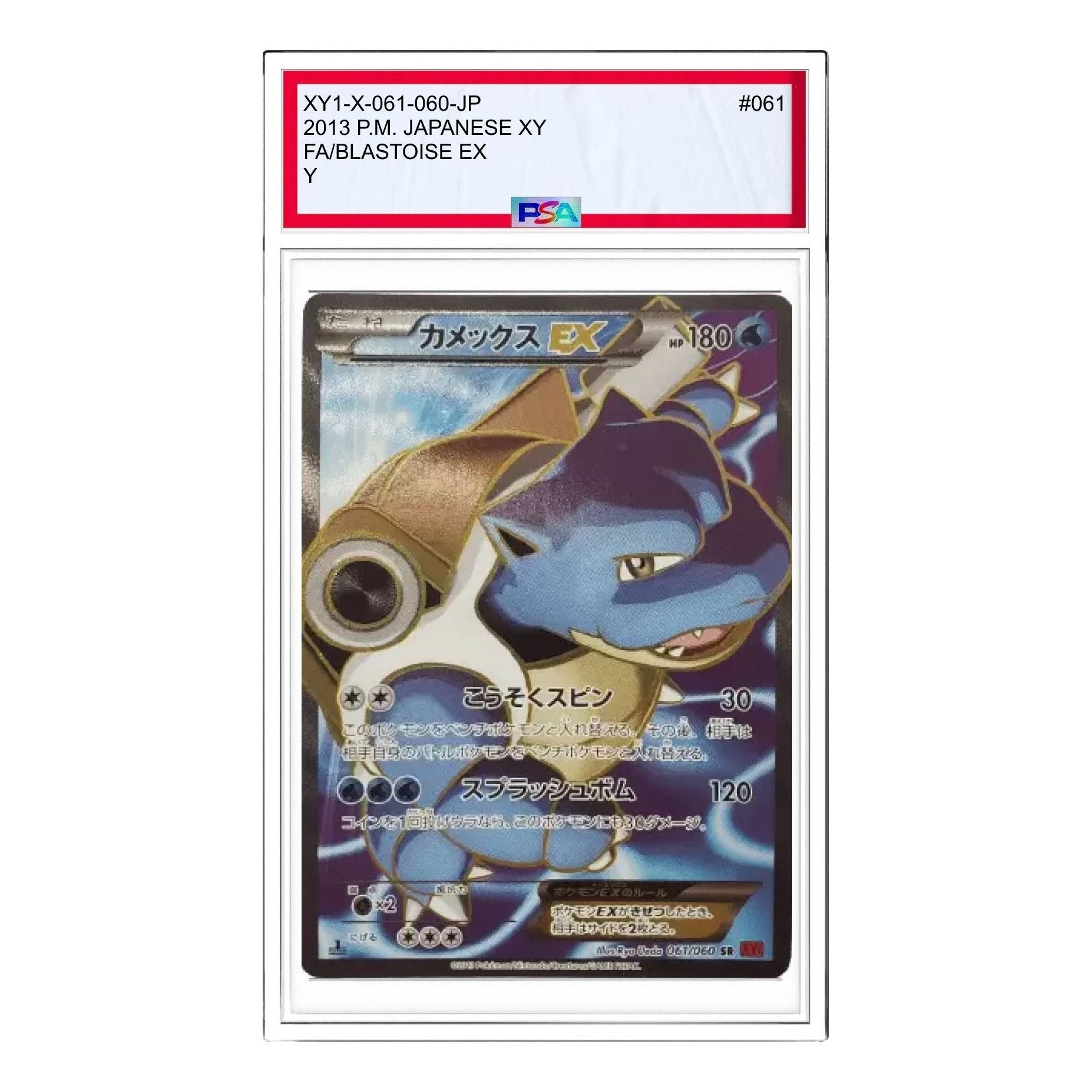 

Карта Pokemon Collection Y [XY1-X 061/060] 'Blastoise EX SR'
