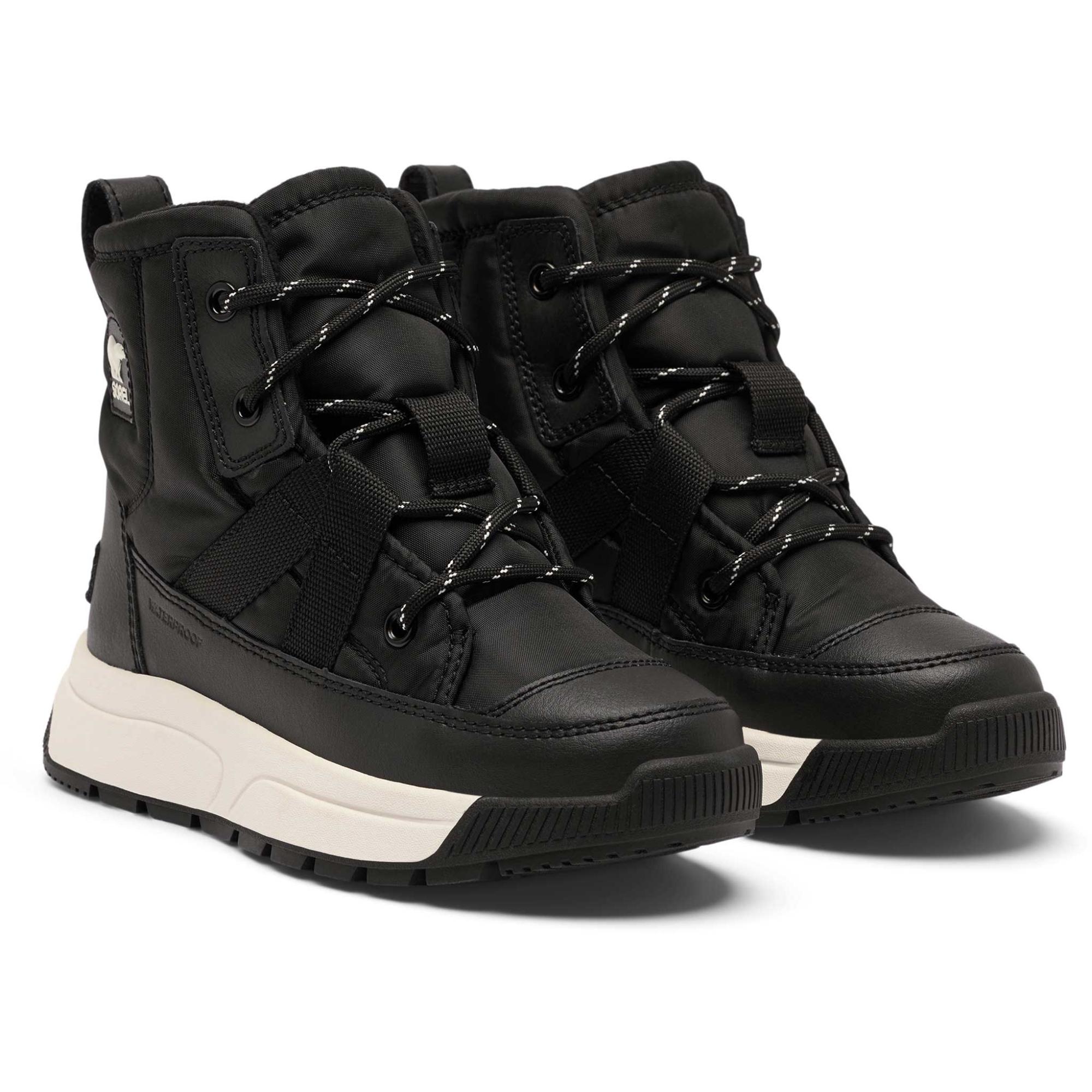 Детские ботинки WHITNEY III MID WP Sorel, Black/Sea Salt — фото 4