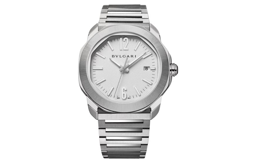 

BVLGARI Часы Men's OCTO Watch, White Dial