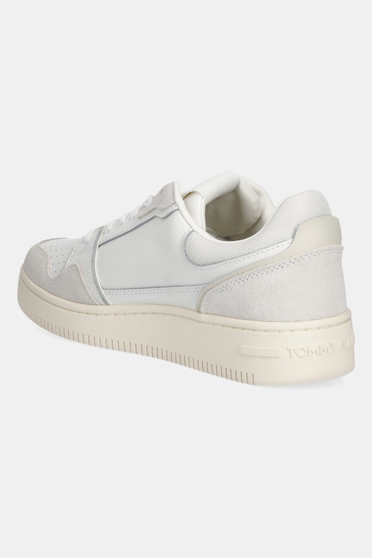 Кожаные кроссовки TJW Retro Basket Sneaker Tommy Jeans, белый — фото 3