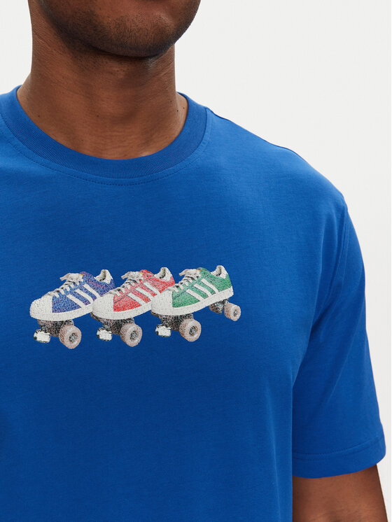 Футболка обычного кроя Roller JP2665 Adidas, синий — фото 4