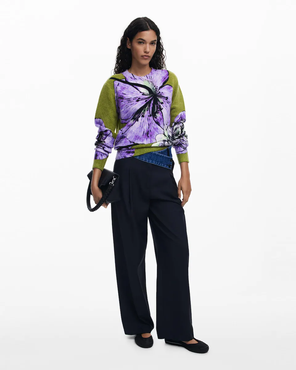 

Женский джемпер от Mr Christian Lacroix Desigual, красный