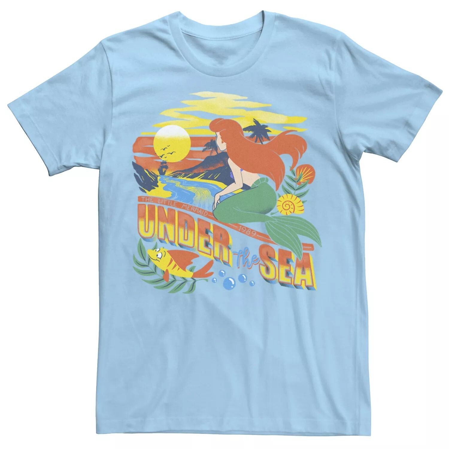 

Мужская футболка Disney The Little Mermaid Ariel Under The Sea Tee