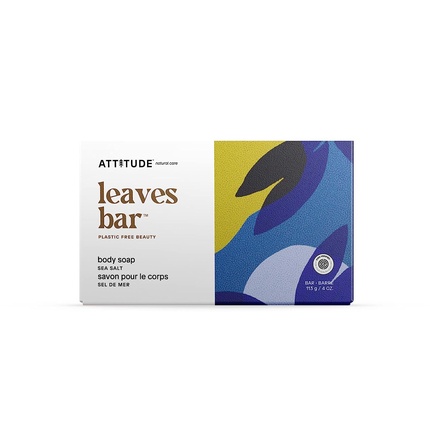 

Мыло для тела и душа, на растительной и минеральной основе, морская соль, 4 унции