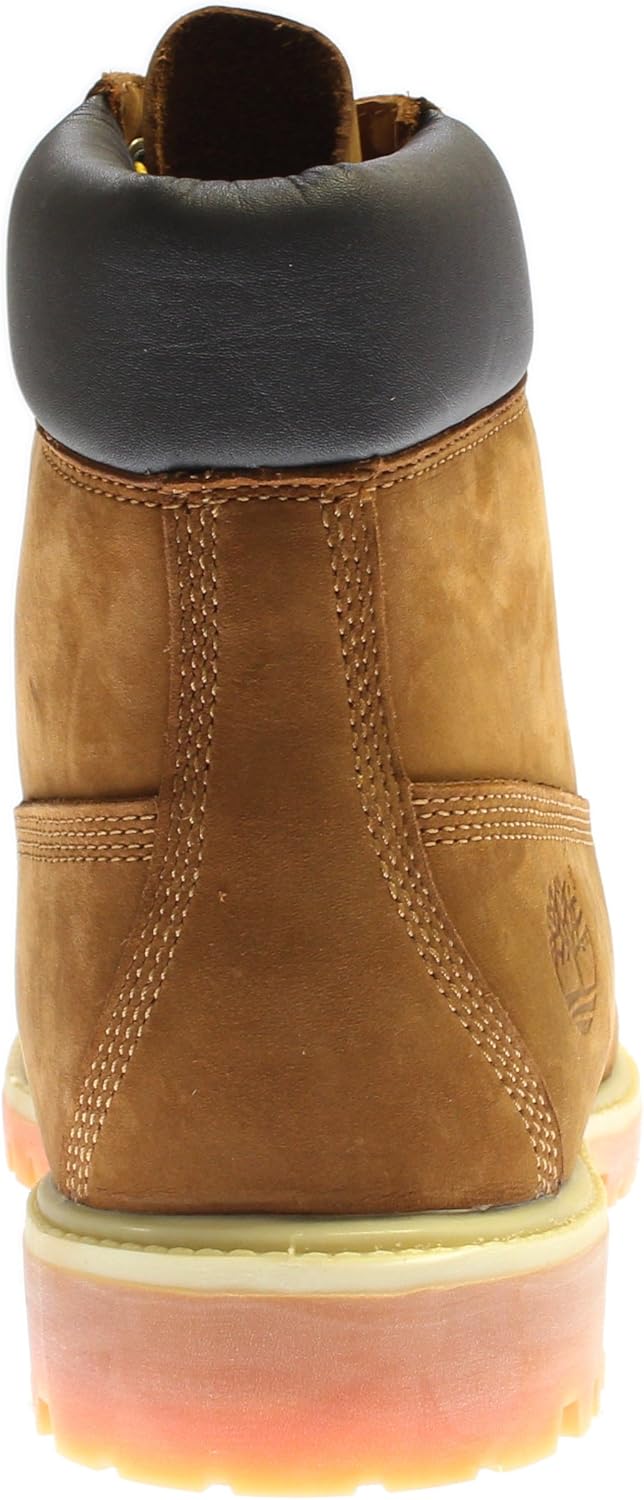 Timberland мужские 6-дюймовые базовые водонепроницаемые ботинки с мягким воротником, Med Orange — фото 3