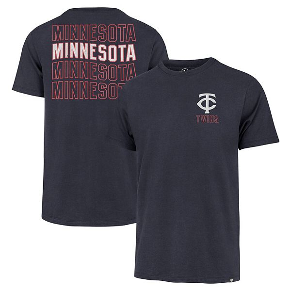 

Мужская футболка '47 navy minnesota twins hang back franklin Unbranded