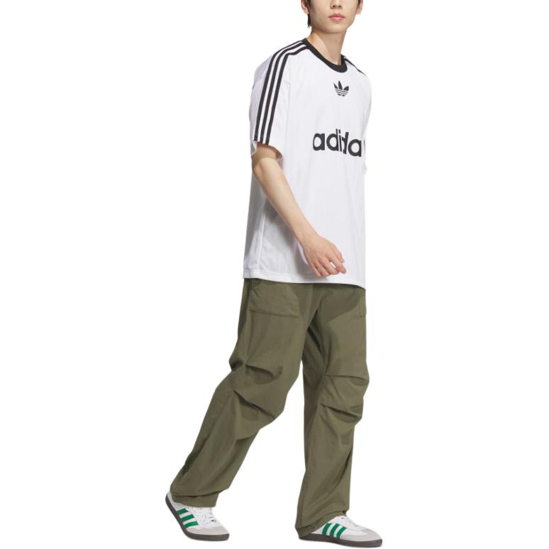 

Городские спортивные вязаные брюки Adidas Men оливкового цвета