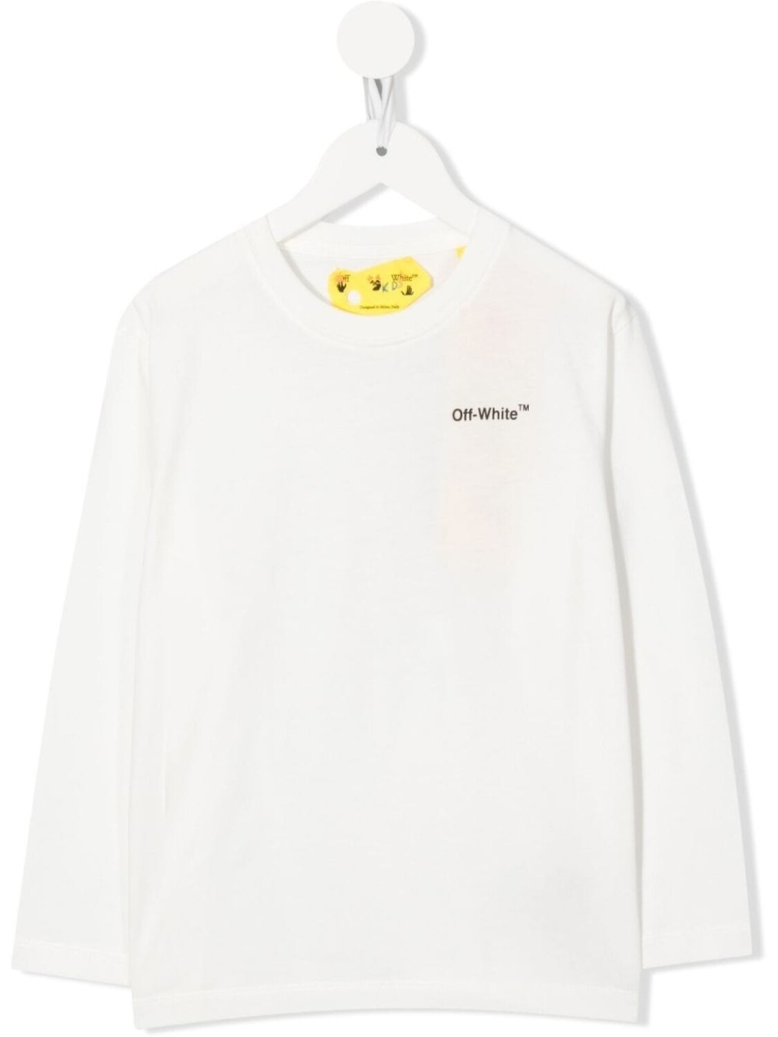 

Футболка с логотипом Arrows Off-White Kids, белый