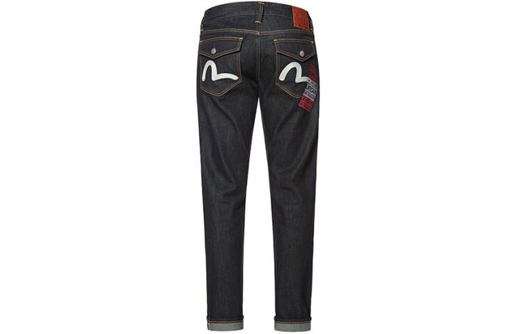 

Джинсы мужские деним синие Evisu, синий