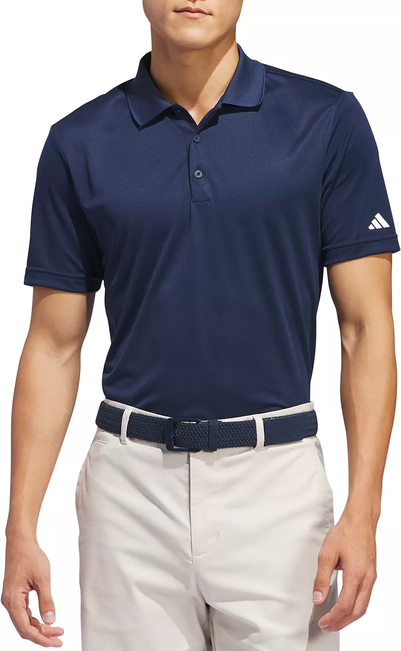 

Мужская рубашка-поло для гольфа с короткими рукавами Adidas Performance, цвет Collegiate Navy
