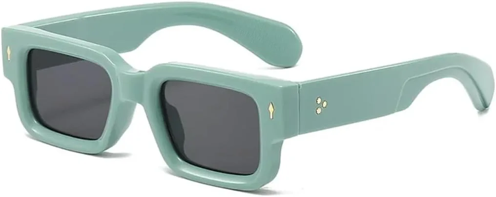 

Солнцезащитные очки для мужчин и женщин - защита UV400 - компактная легкая оправа, цветные линзы, для занятий спортом на открытом воздухе и вождения DSVIGF, Green