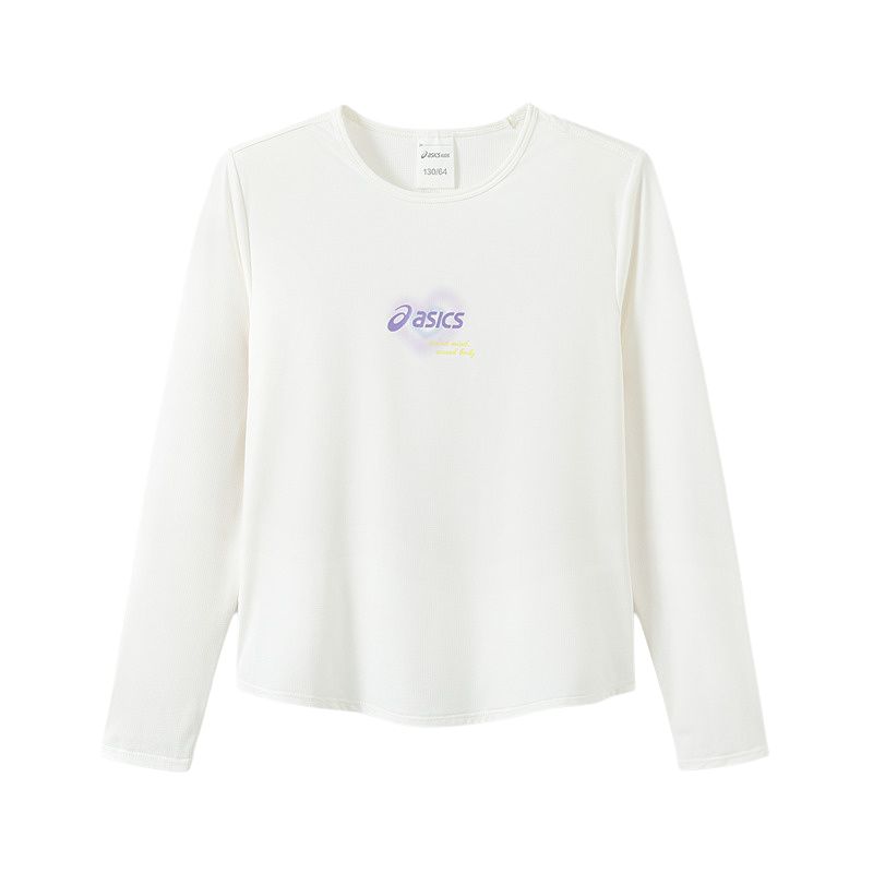 

Детская футболка Quick Dry для спорта подростки ASICS, белый