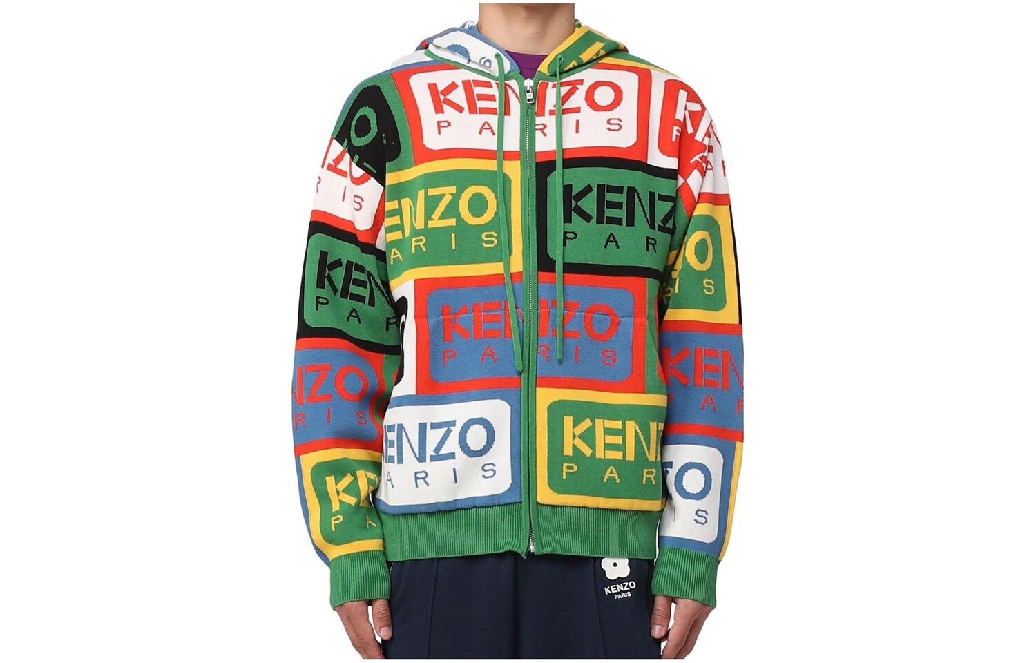 

Толстовка мужская зеленая Kenzo, зеленый