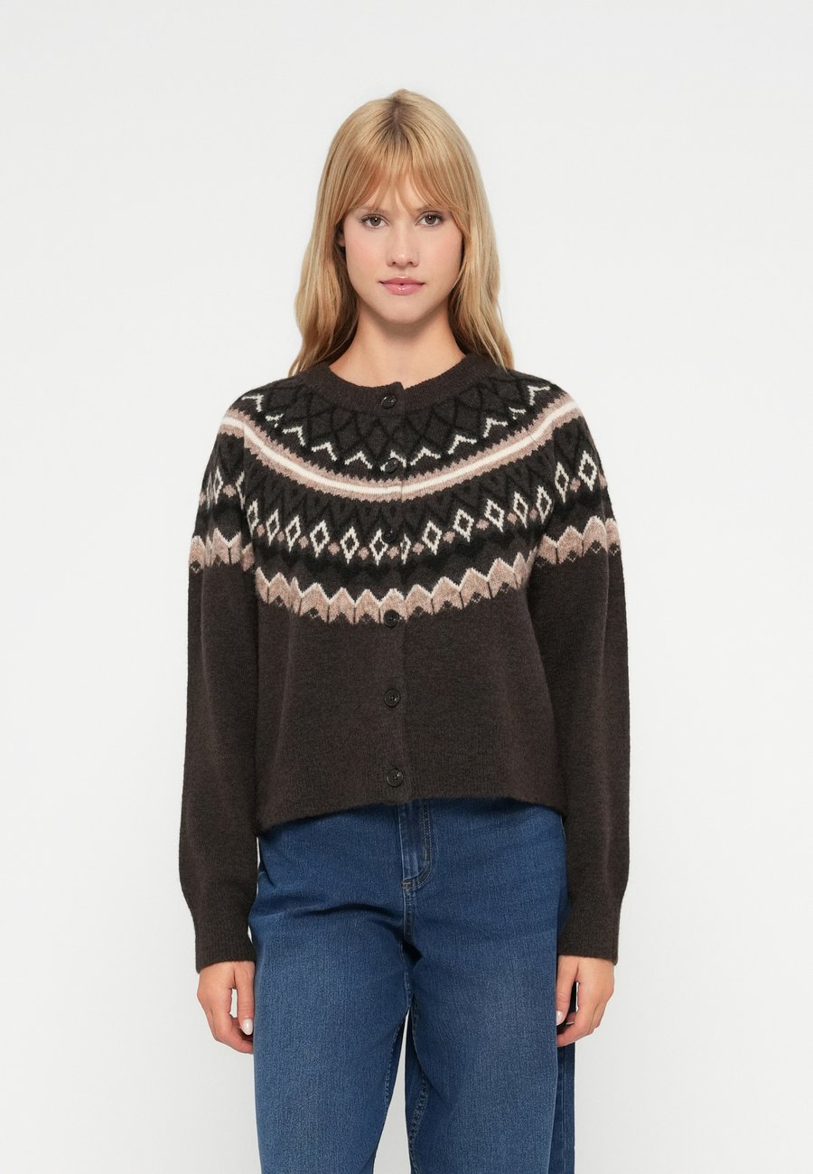 

Кардиган Vero Moda VMTAMMY O NECK NORDIC GA, Chocolate Torte /Dark Brown