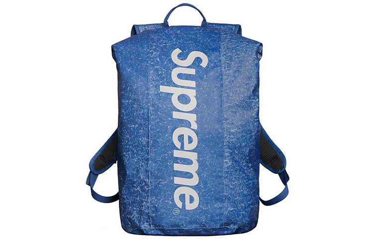 

Кожаная сумка-рюкзак унисекс многоцветная Supreme, оранжево-красный