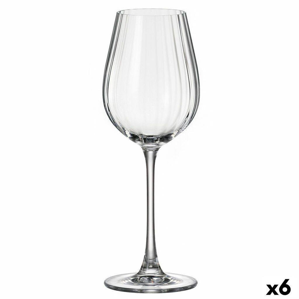 

Бокал для вина Bohemia Crystal Optic Прозрачный 400 мл 6 шт