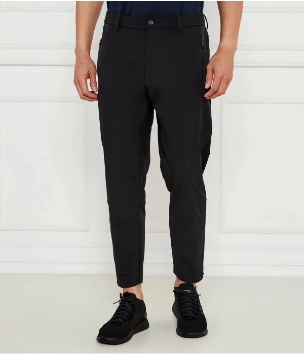 Брюки чинос t_zem Slim fit Boss Green, черный — фото 3