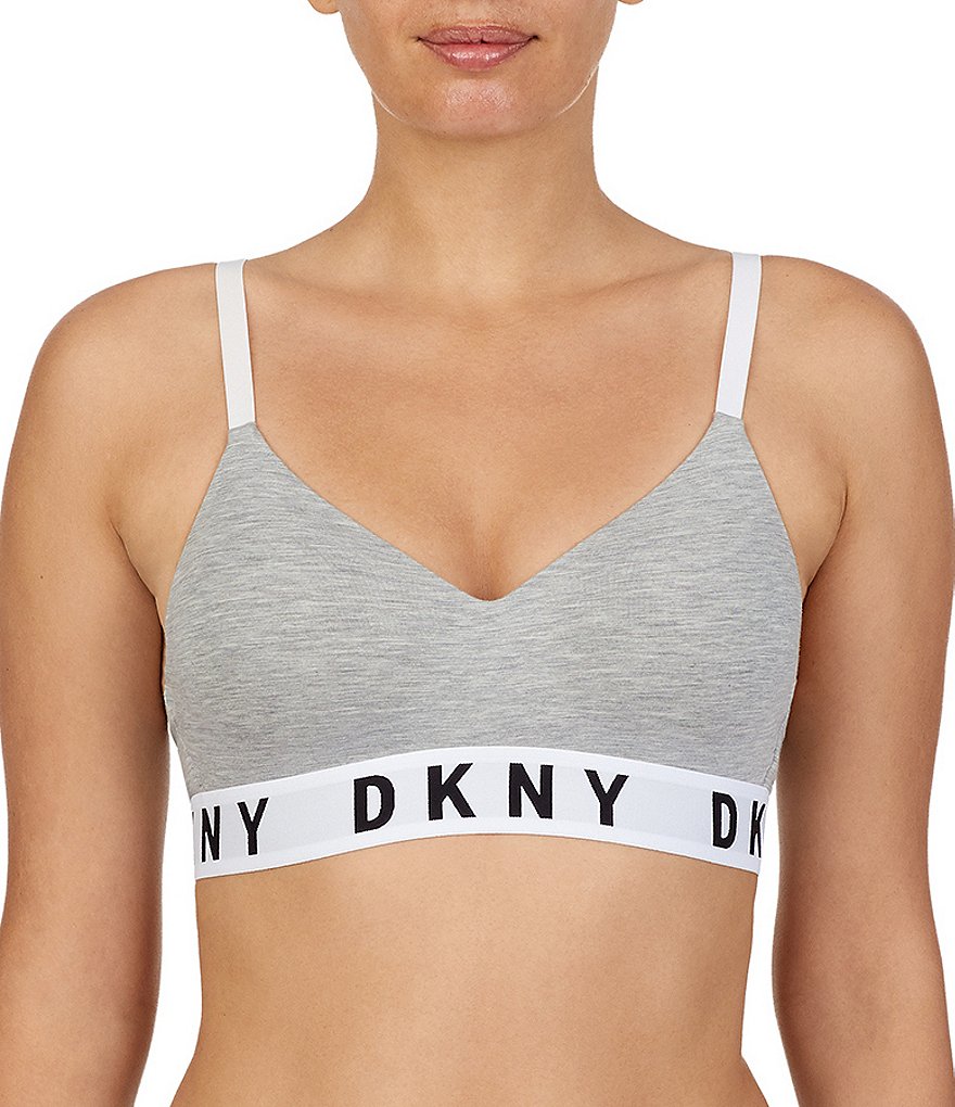 

Бюстгальтер пуш-ап без косточек DKNY Boyfriend, серый