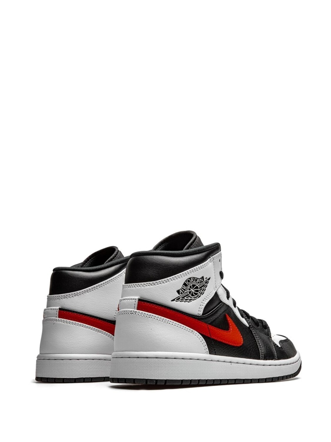 Кроссовки Jordan Air Jordan 1 Mid 554724075, черный/белый/красный — фото 3