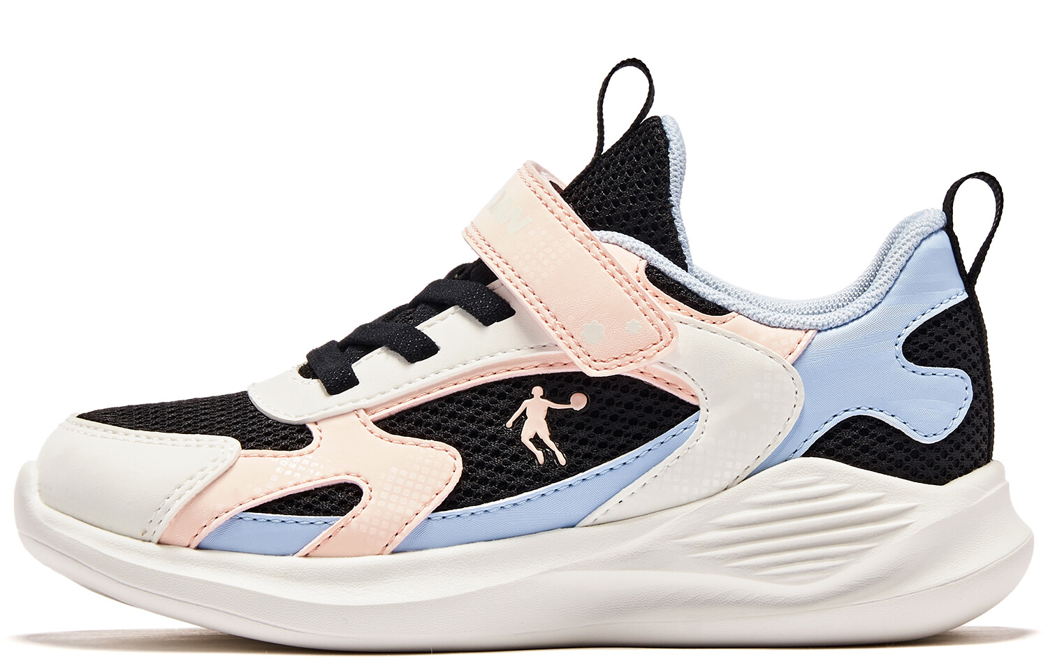

Детские кеды PS Low-top черные/розовые Qiaodan