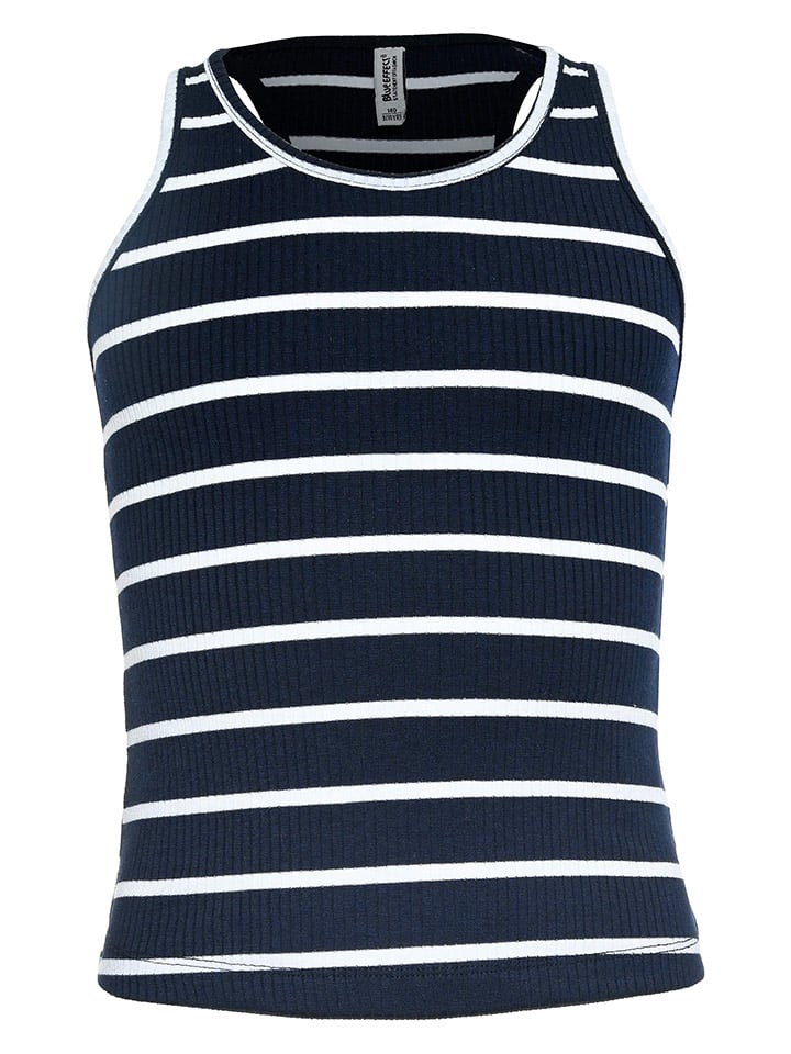 

Топ Blue Effect, темно-синий/белый