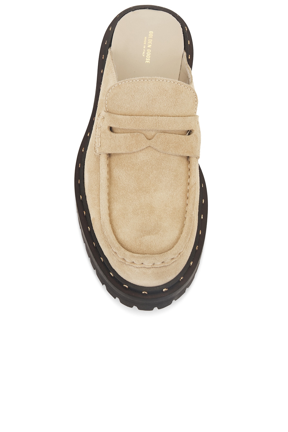 Туфли-лодочки Jerry rock sabot loafer от Golden Goose, sand — фото 4