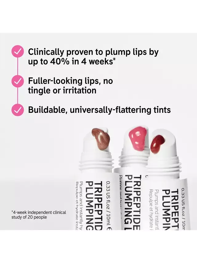 Бальзам для губ Tripeptide Plumping Lip Balan The INKEY List, Berry — фото 2