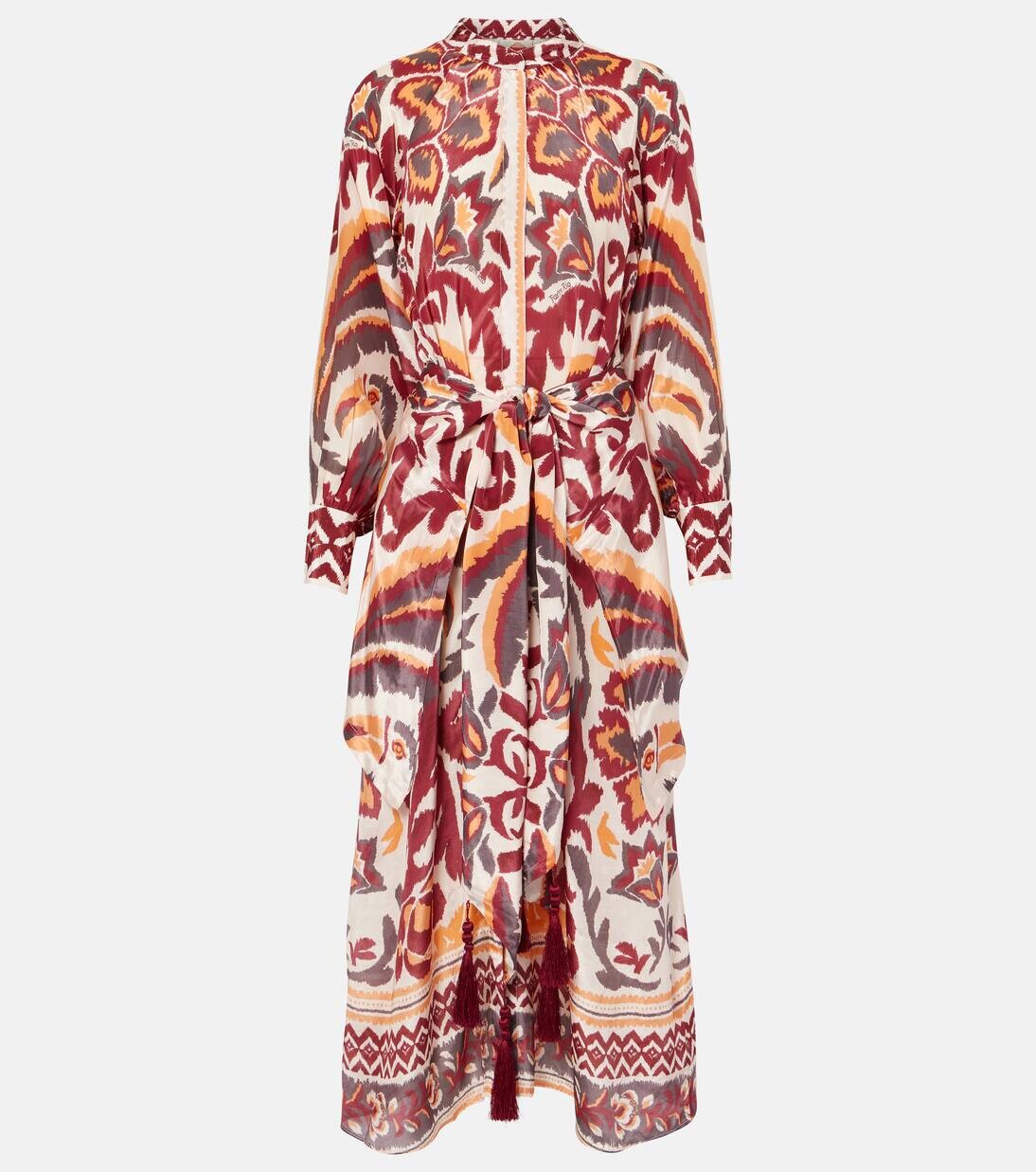 

Макси-платье «Туканы» Farm Rio, цвет toucans scarf cream