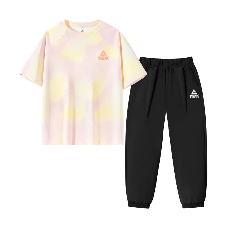 Спортивный костюм для детей PEAK Pink Yellow