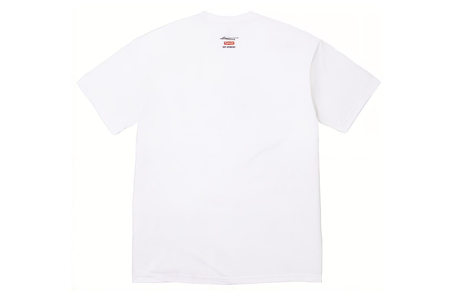 Футболка X Mark Leckey FW23 Co-branded Series унисекс Supreme, белый — фото 4