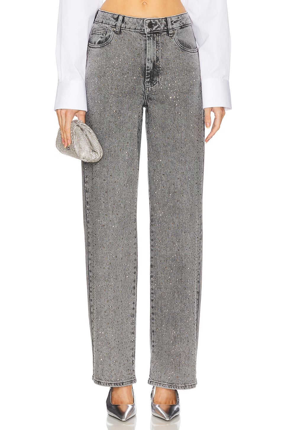 

Zauma джинсы с высокой талией Gestuz, vintage grey