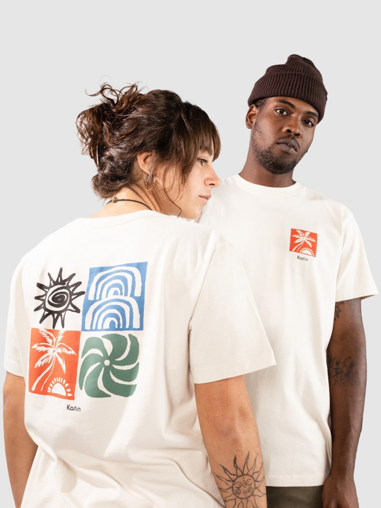 

Футболка Katin USA Realm T-Shirt, vintage white, Белый, Футболка Katin USA Realm T-Shirt, vintage white